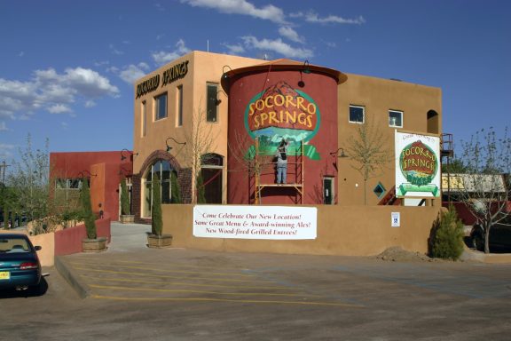 Mural on side of building